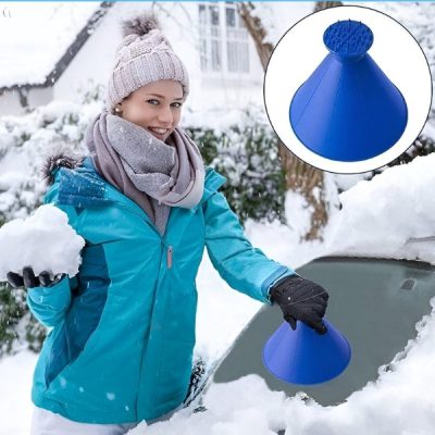 Ξύστρα πάγου αυτοκινήτου + χωνί | ICYWIZARD