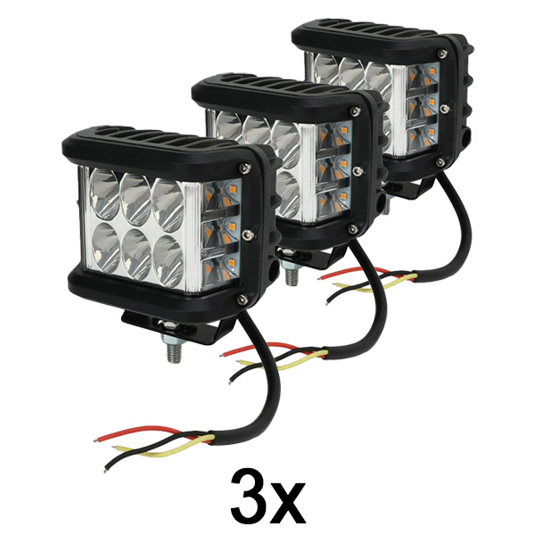 3x LED φώτα απόλυτης ασφάλειας οχημάτων | BOLTLIGHT